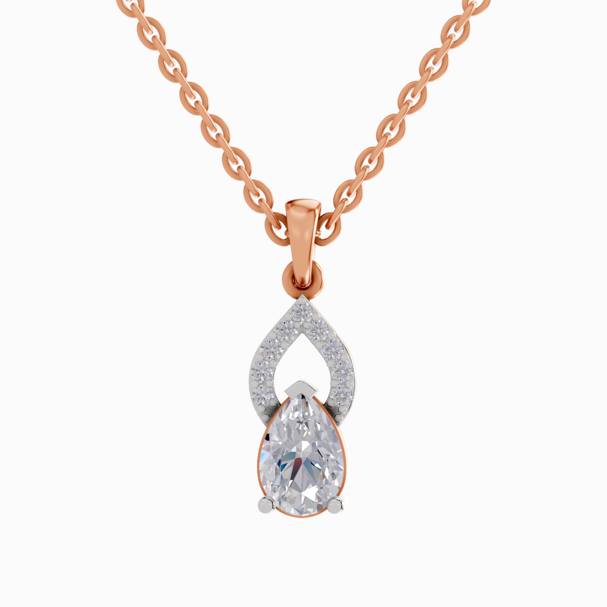 Dreamy Pear Diamond Pendant
