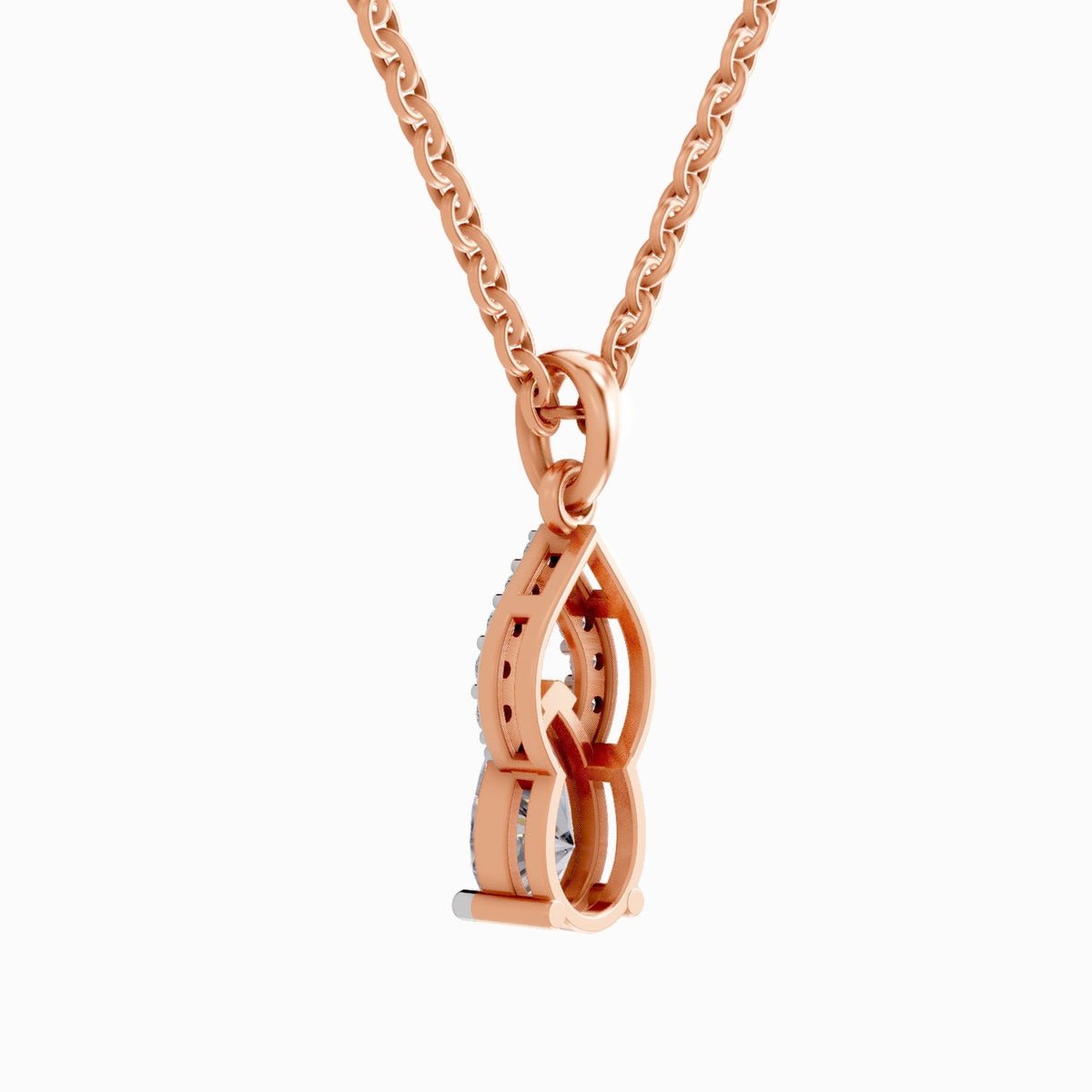 Dreamy Pear Diamond Pendant