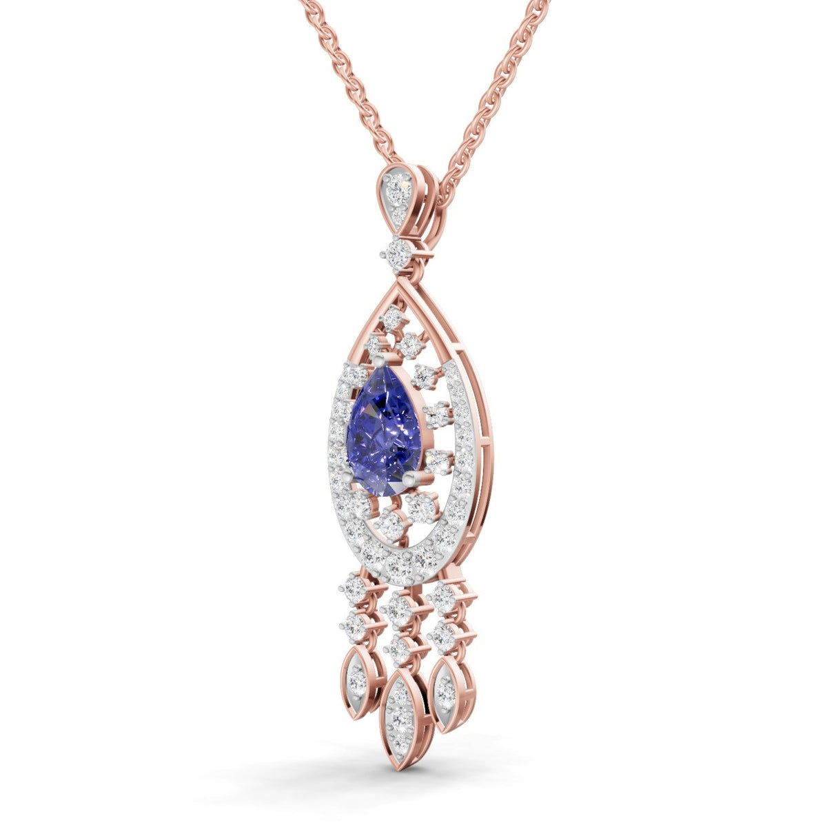 Brilliant Modern Diamond Pendant
