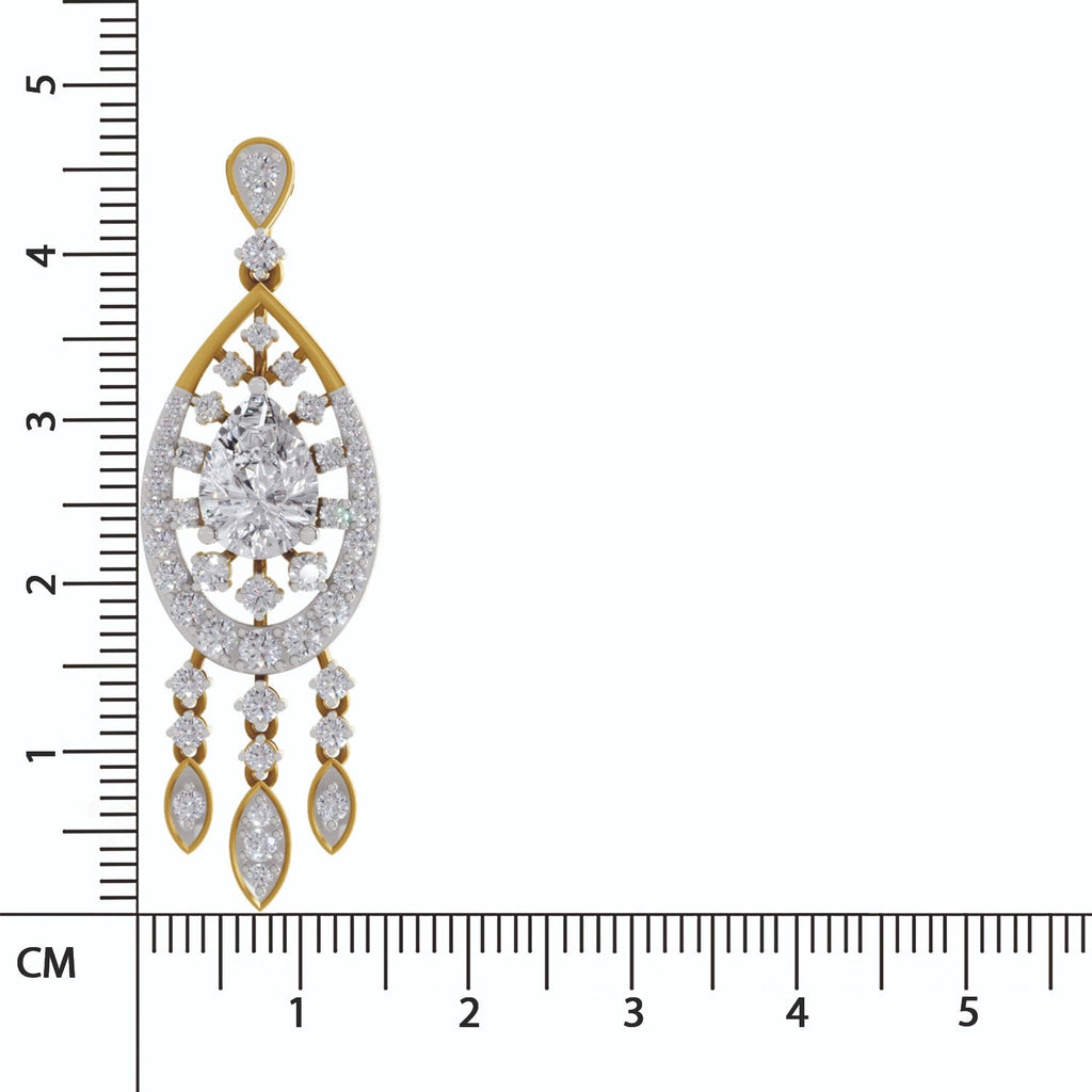 Brilliant Modern Diamond Pendant