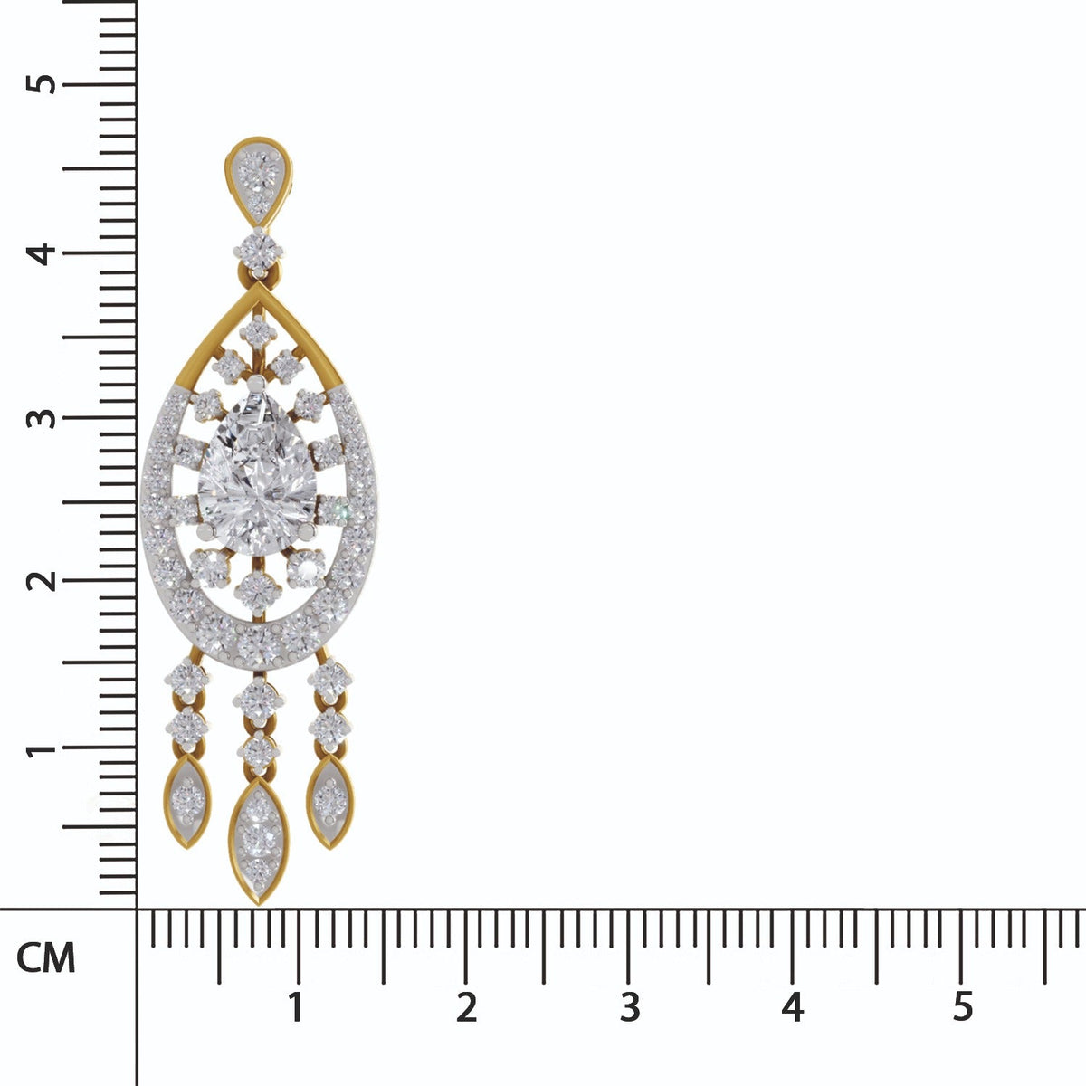 Brilliant Modern Diamond Pendant
