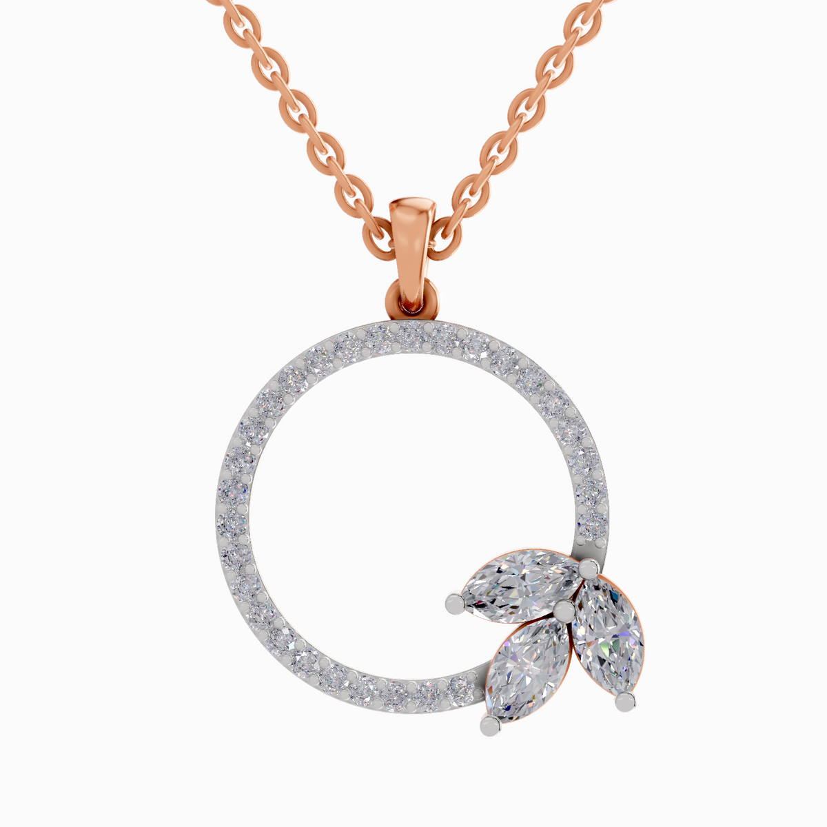Stunning Marquise Diamond Pendant