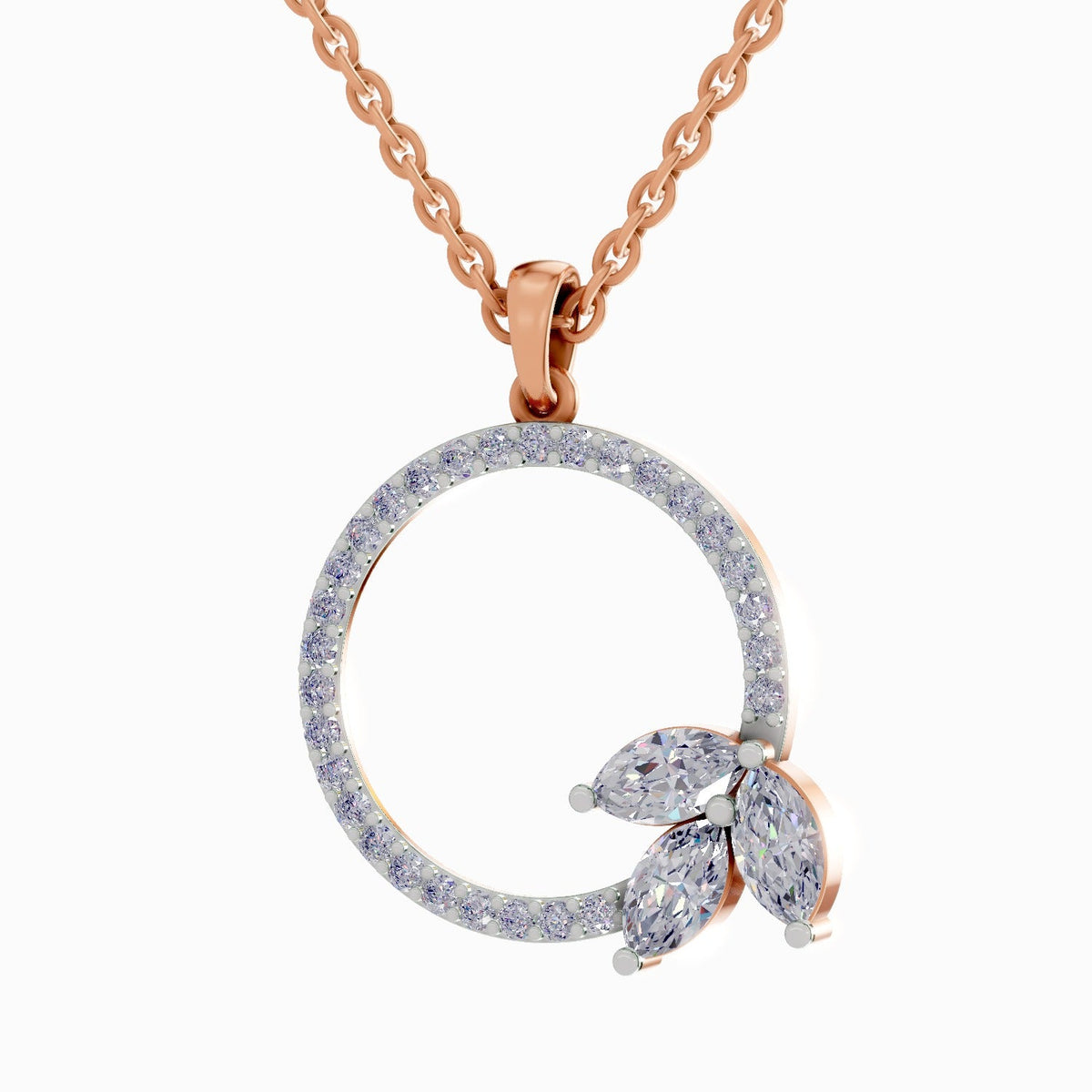 Stunning Marquise Diamond Pendant