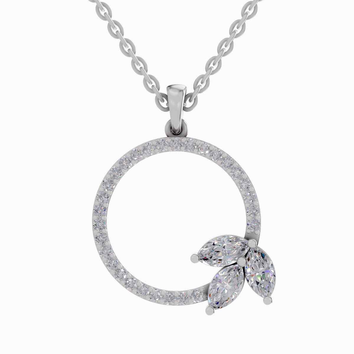 Stunning Marquise Diamond Pendant