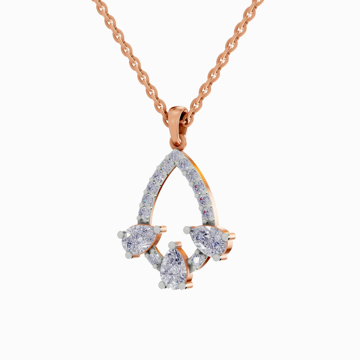 Dazzling Pear Diamond Pendant