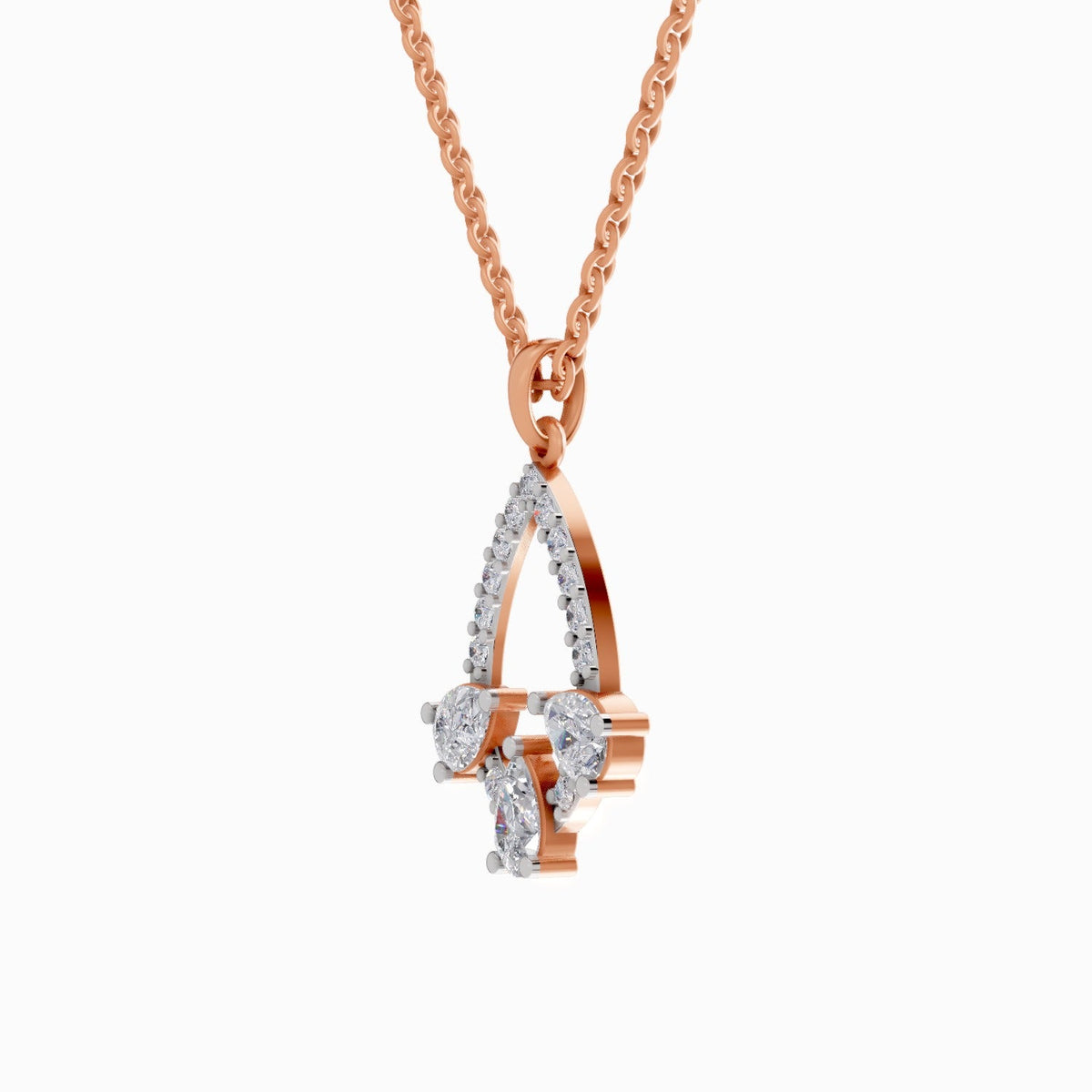 Dazzling Pear Diamond Pendant