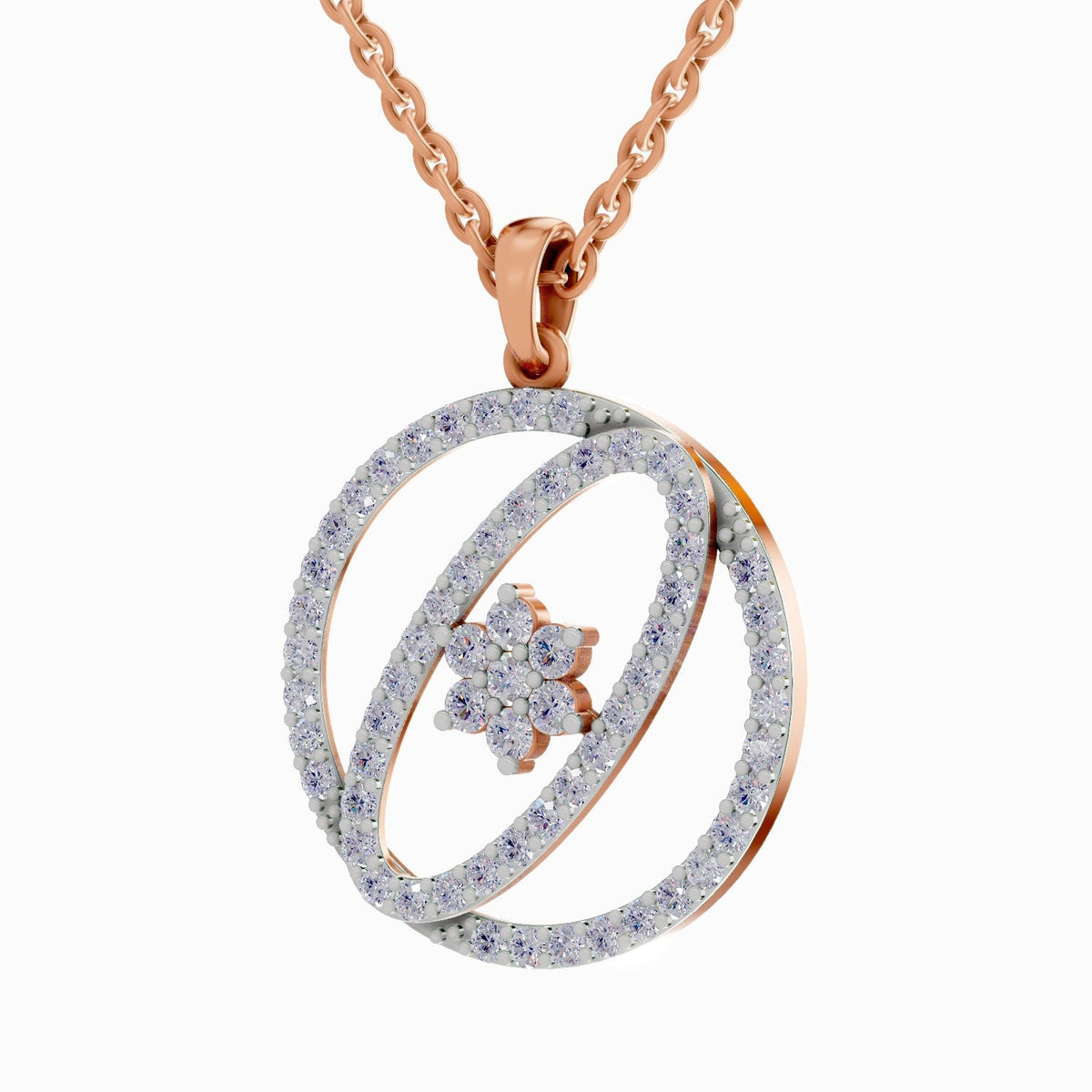 Graceful Nova Diamond Pendant