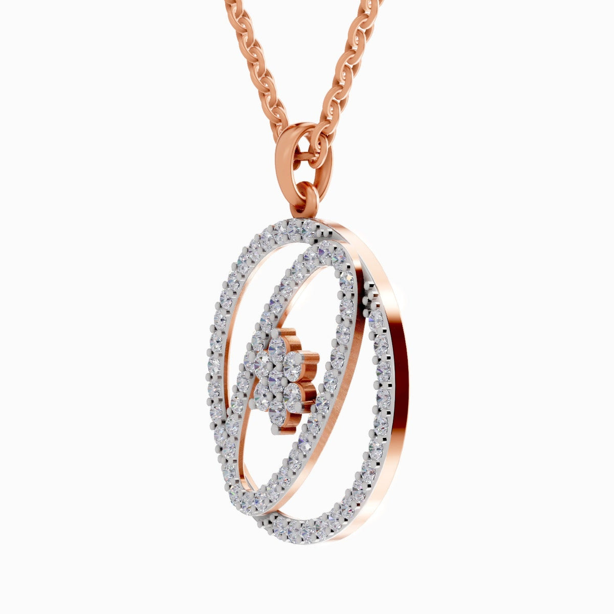 Graceful Nova Diamond Pendant
