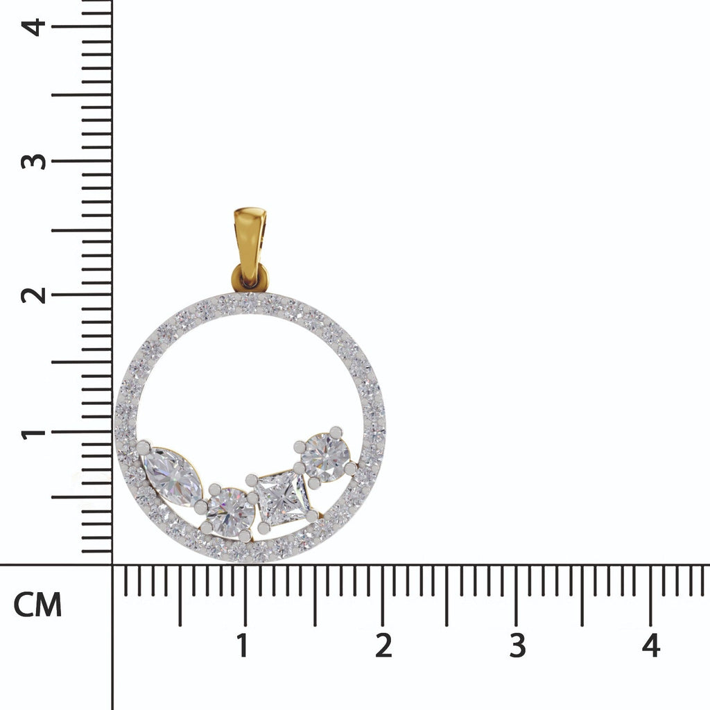 Elegant Marquise Diamond Pendant