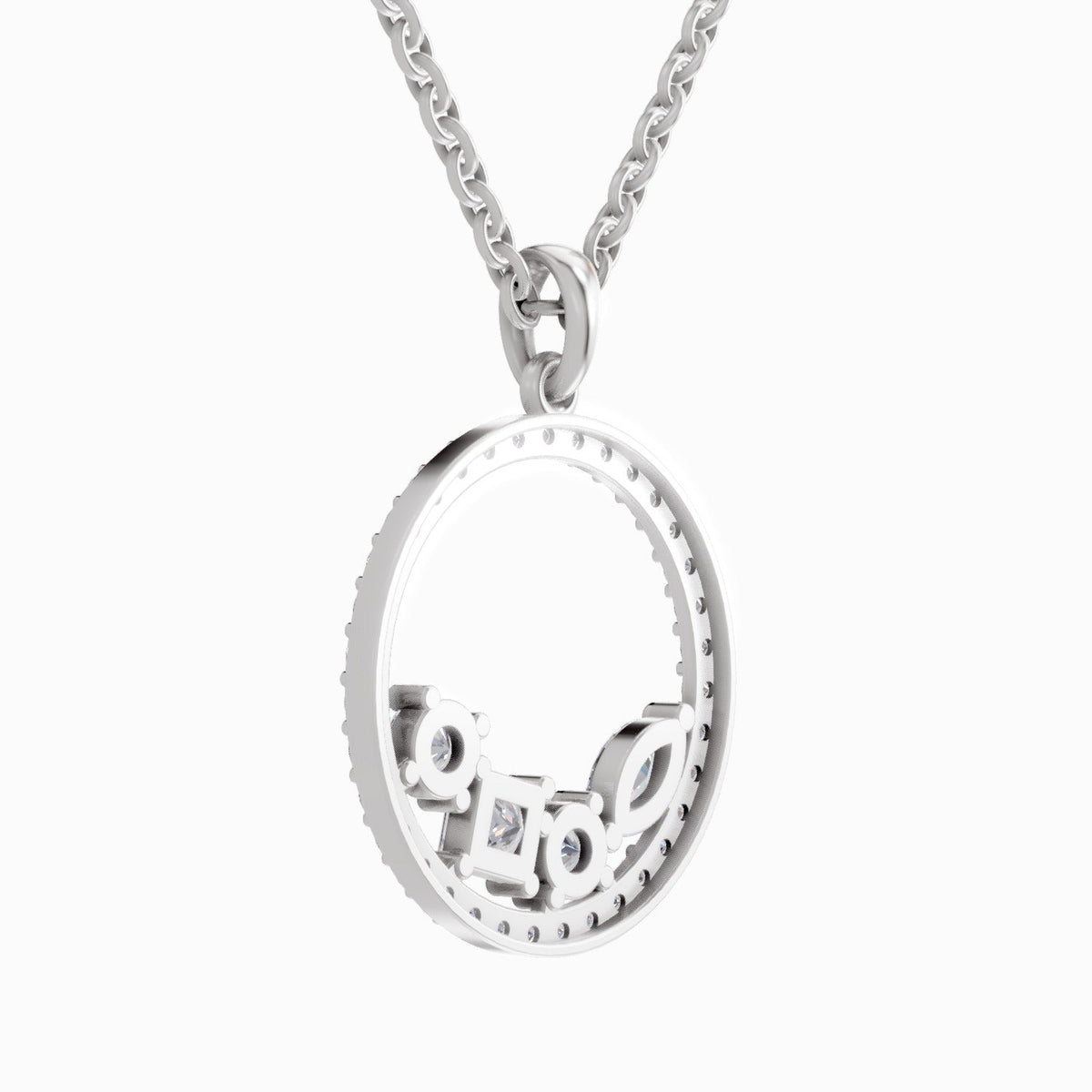 Elegant Marquise Diamond Pendant