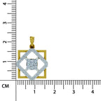 Radiant Princess-Cut Diamond Necklace