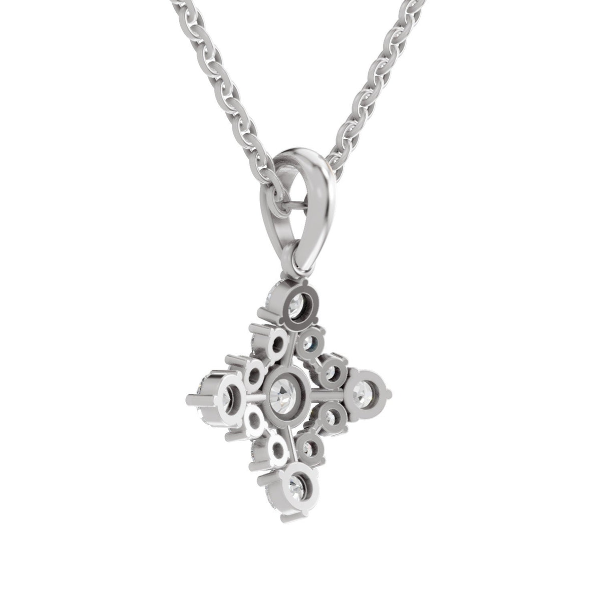 Exquisite Bloom Diamond Necklace