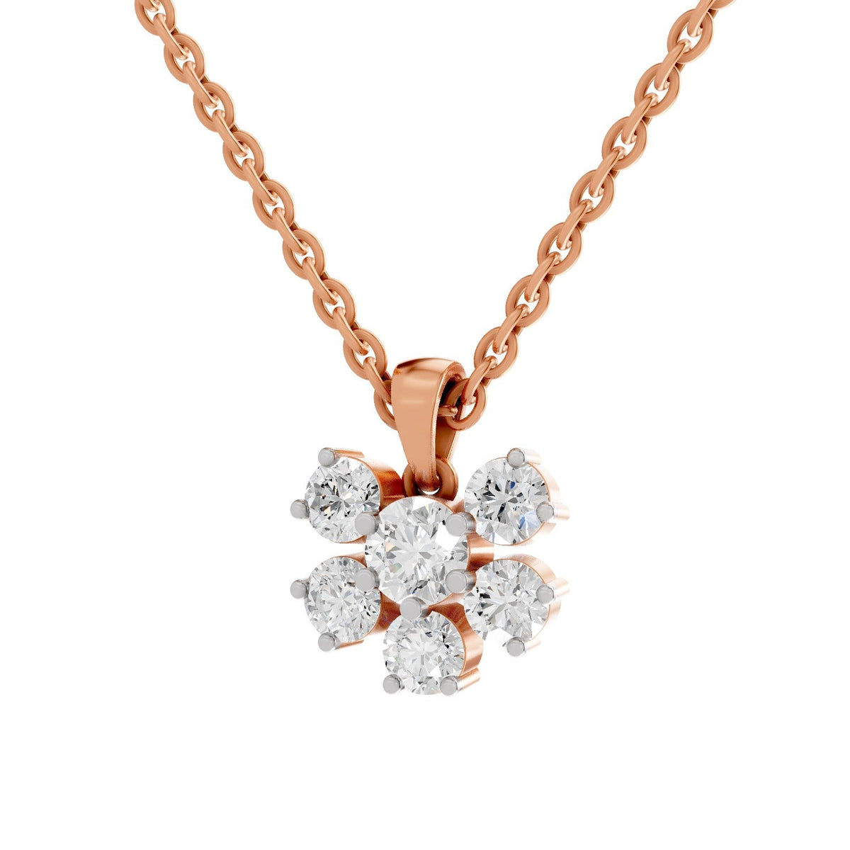 Majestic Bloom Diamond Necklace