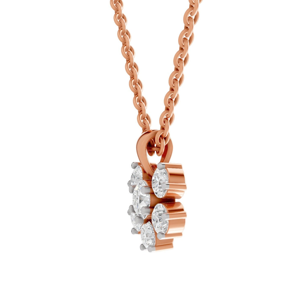Majestic Bloom Diamond Necklace