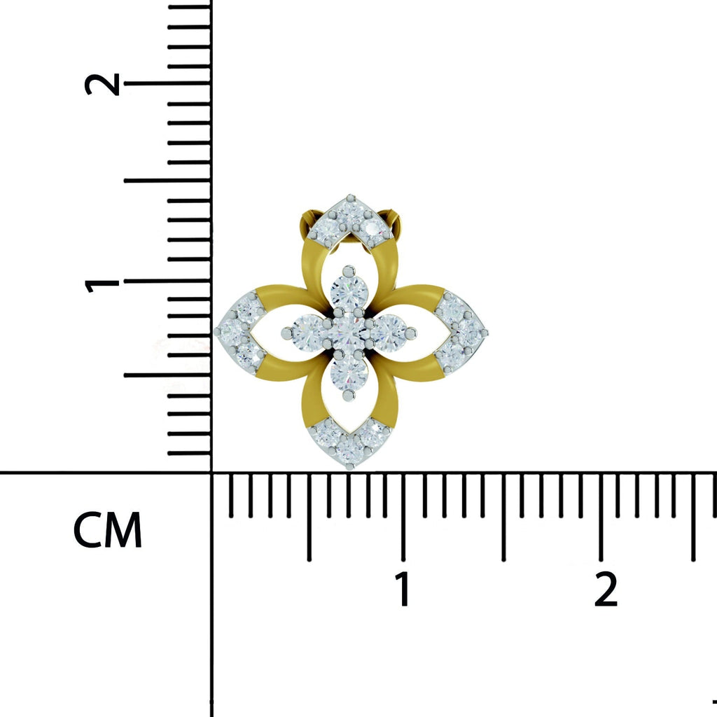 Captivating Floral Diamond Pendant
