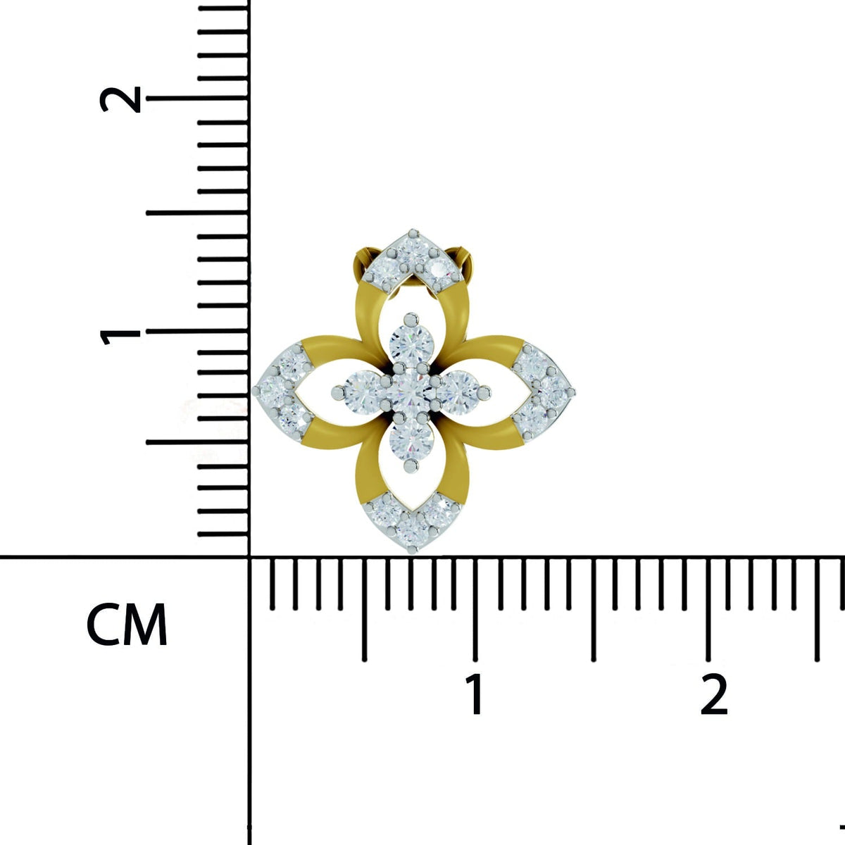 Captivating Floral Diamond Pendant