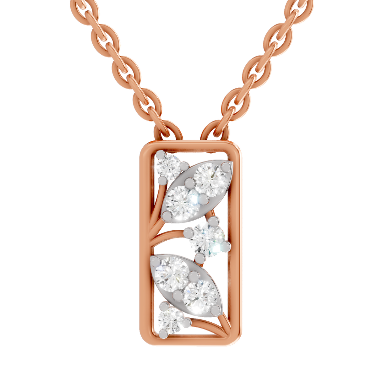 Resplendent Charm Diamond Pendant