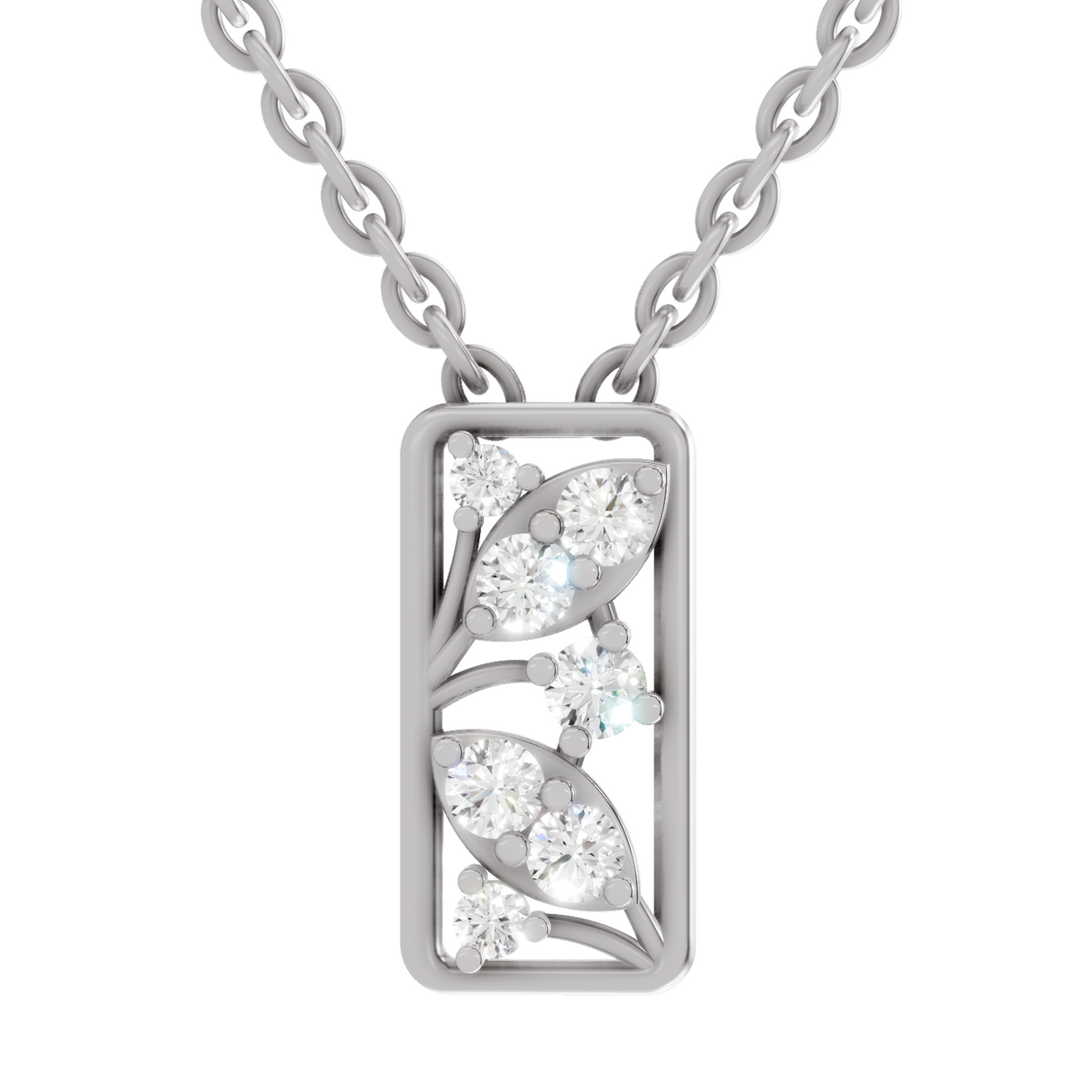 Resplendent Charm Diamond Pendant