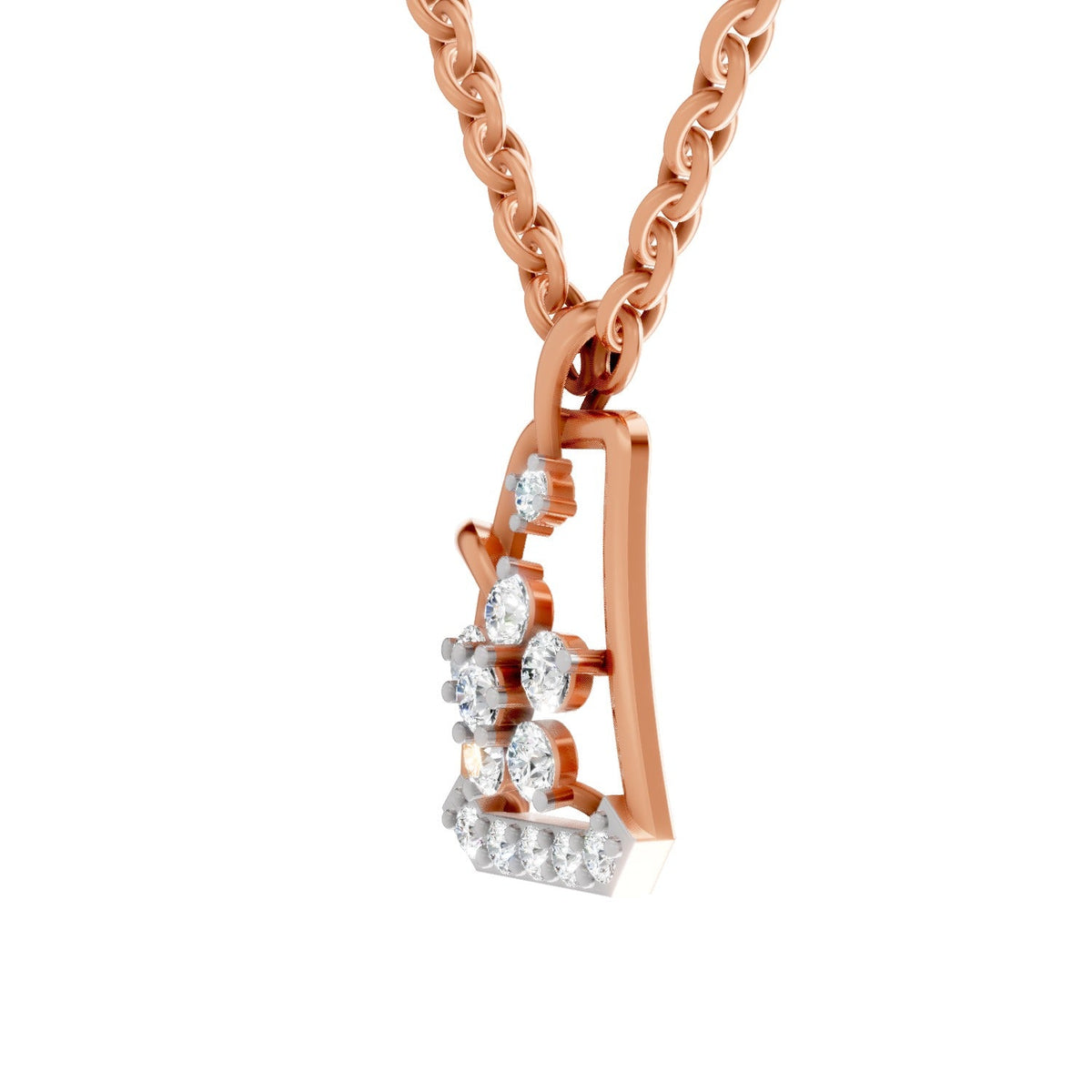 Pristine Blossom Diamond Pendant
