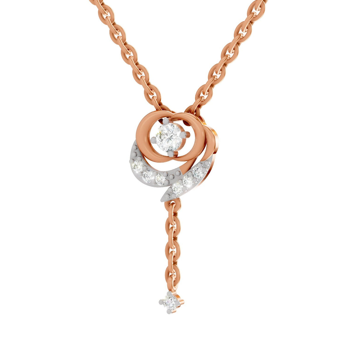 Refined Infinity Diamond Pendant