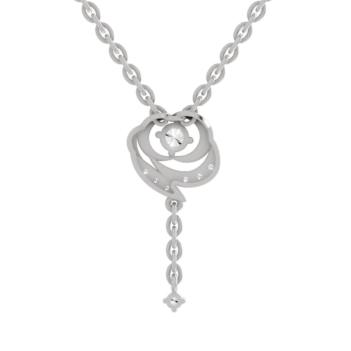 Refined Infinity Diamond Pendant