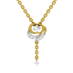 0.19 Carat Infinity Drop Pendant 14K