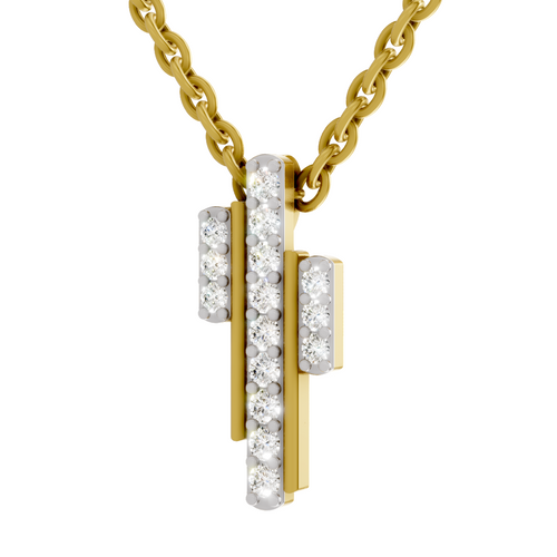 0.23 Carat Skyline Pendant 14K