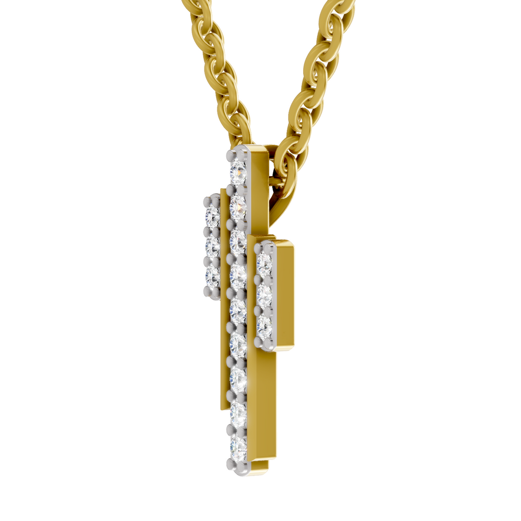 0.23 Carat Skyline Pendant 14K