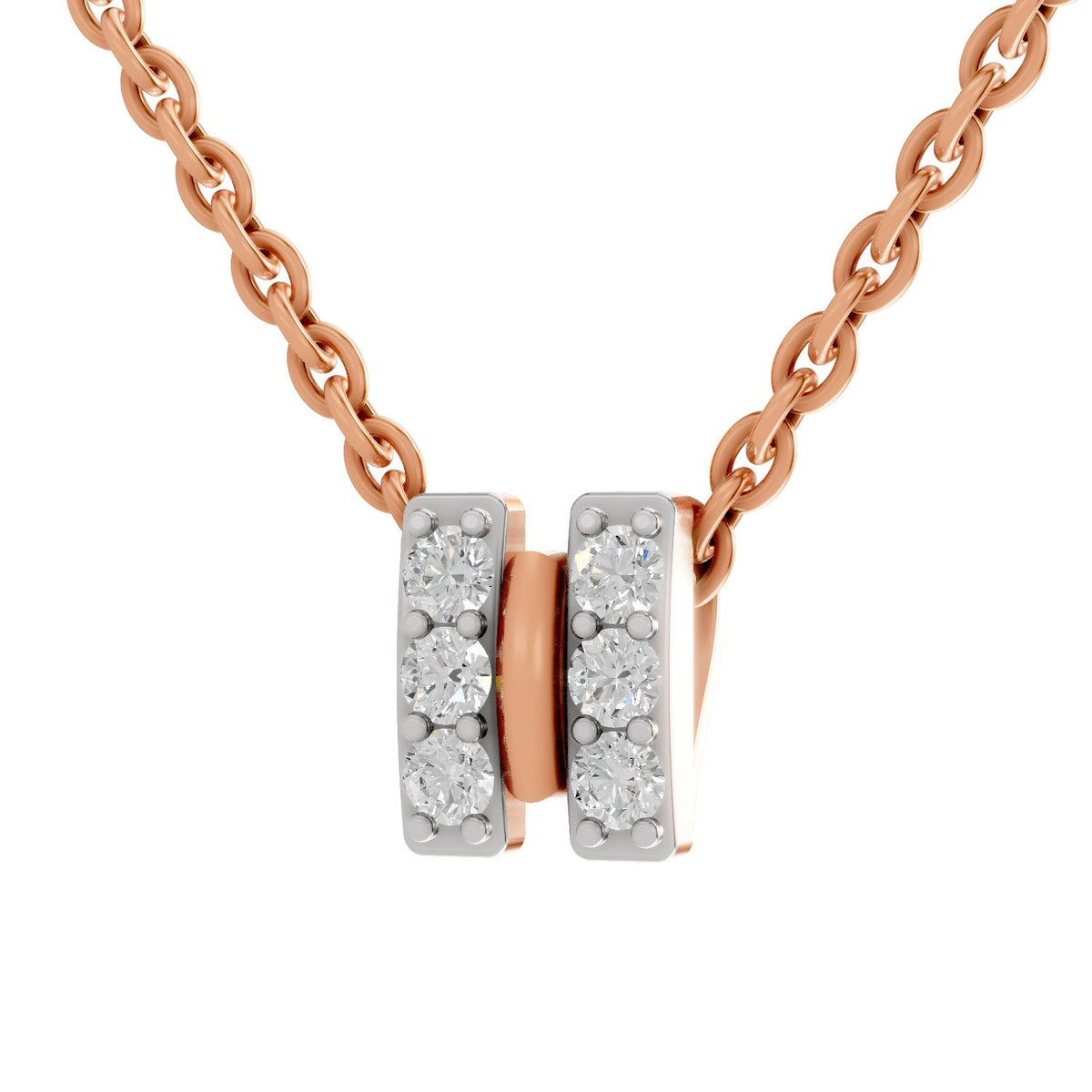Sublime Cluster Diamond Necklace