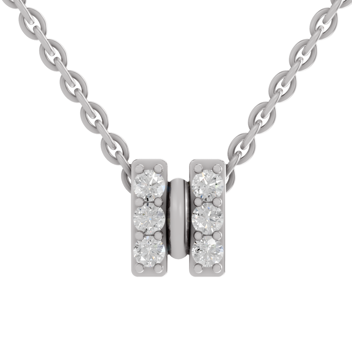 Sublime Cluster Diamond Necklace