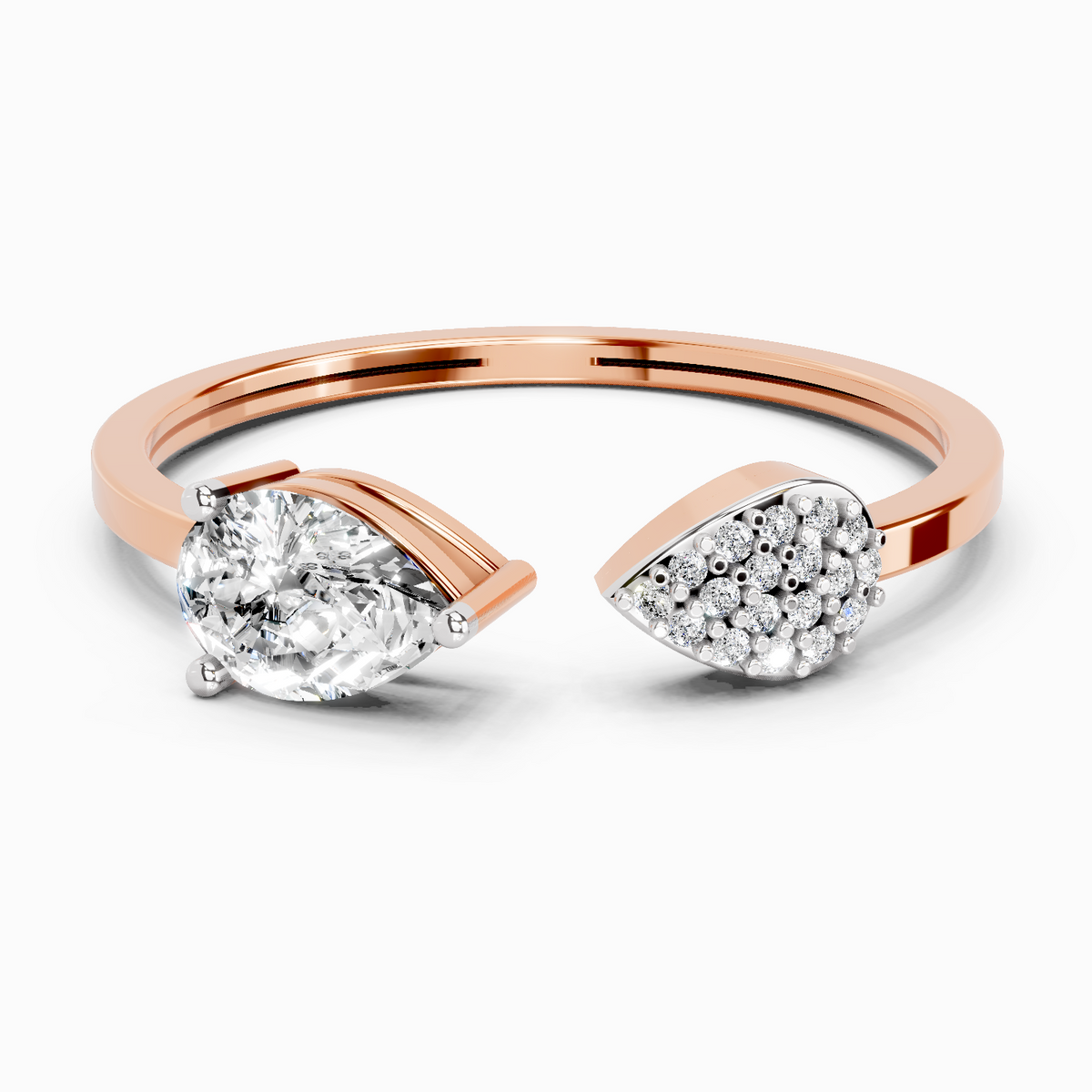 Regal Pear Diamond Ring