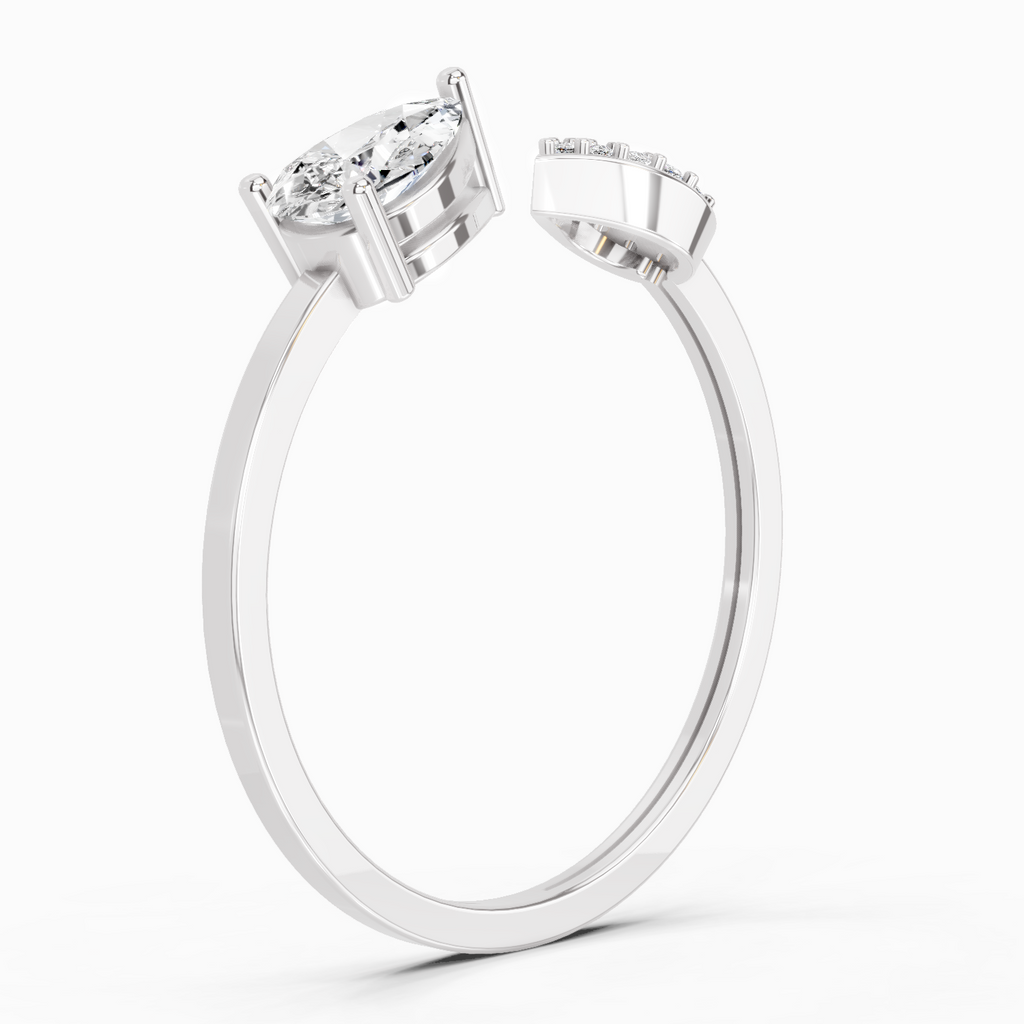 Regal Pear Diamond Ring