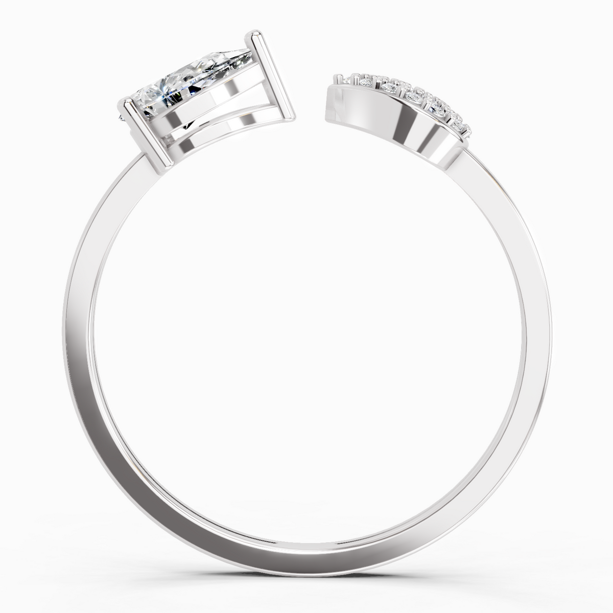 Regal Pear Diamond Ring