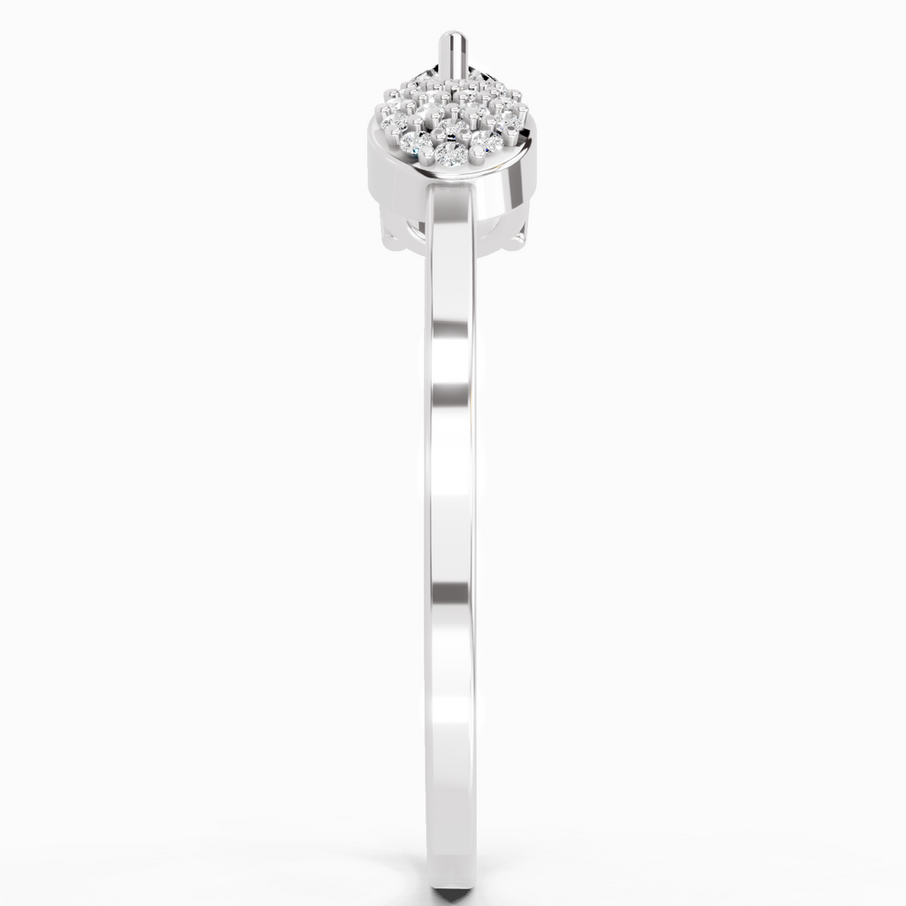 Regal Pear Diamond Ring