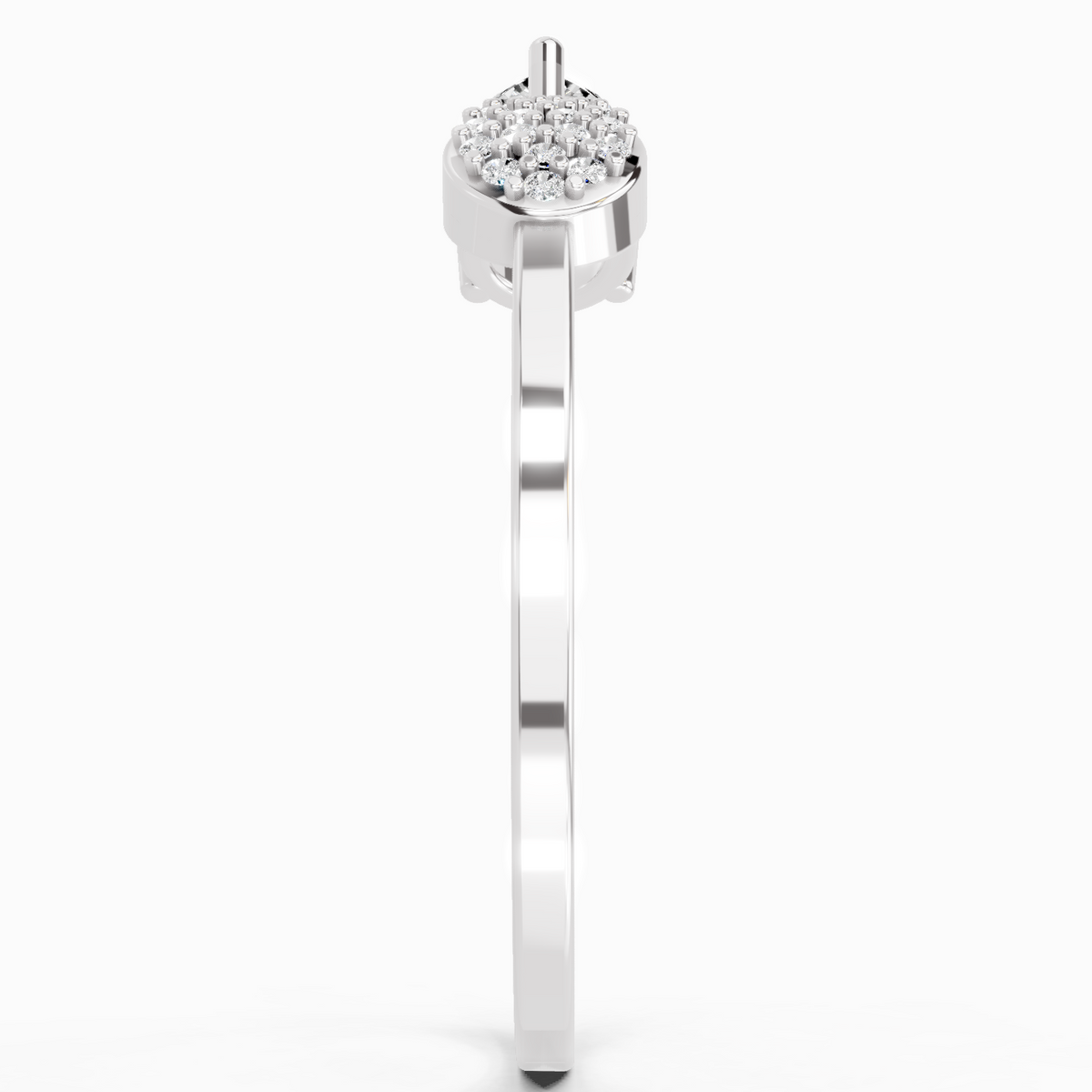 Regal Pear Diamond Ring