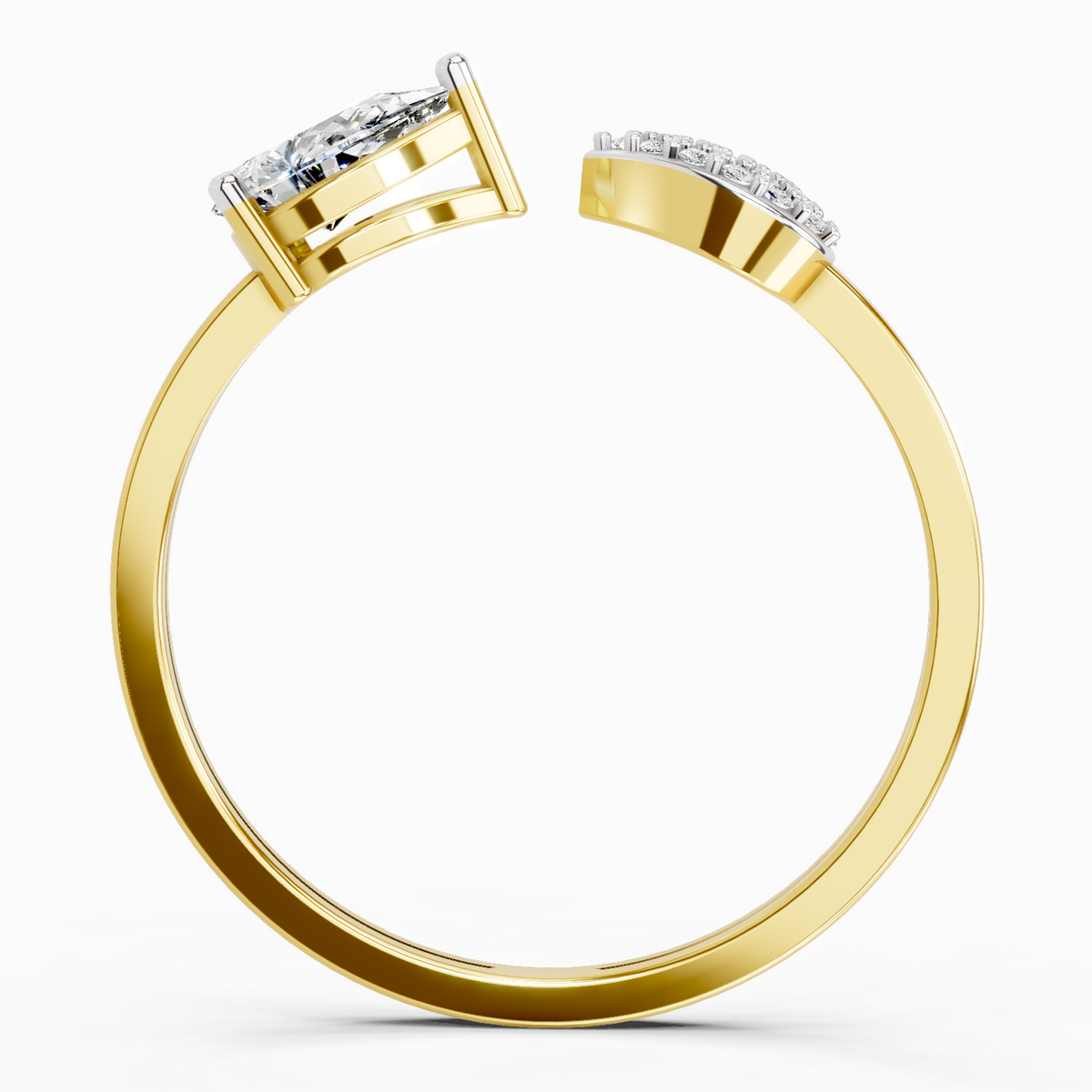 Regal Pear Diamond Ring