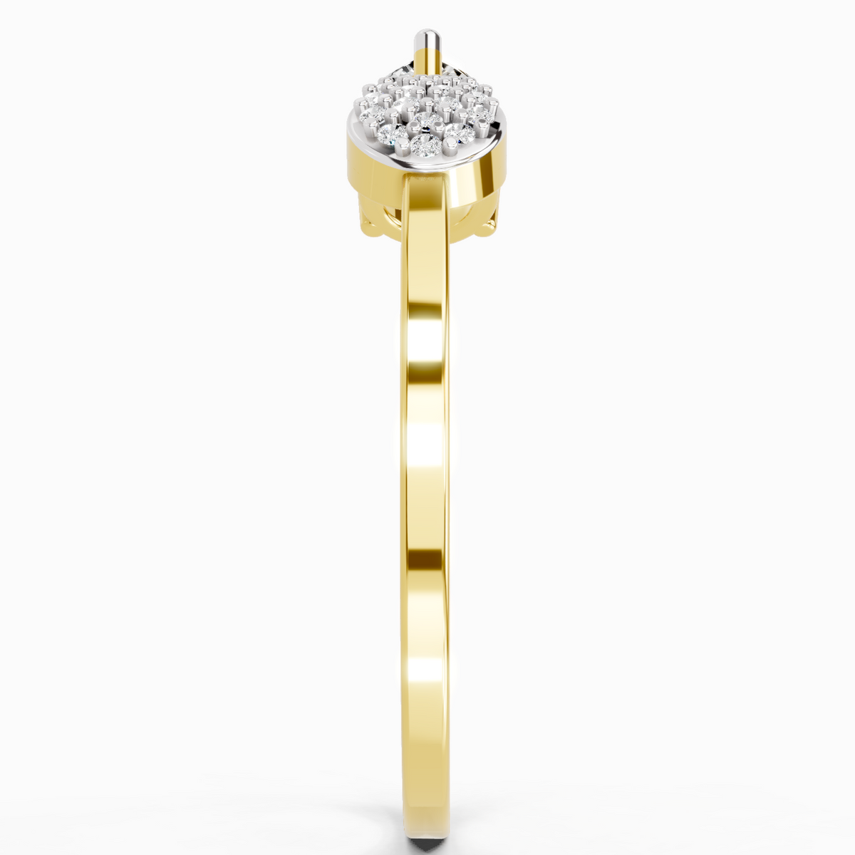 Regal Pear Diamond Ring