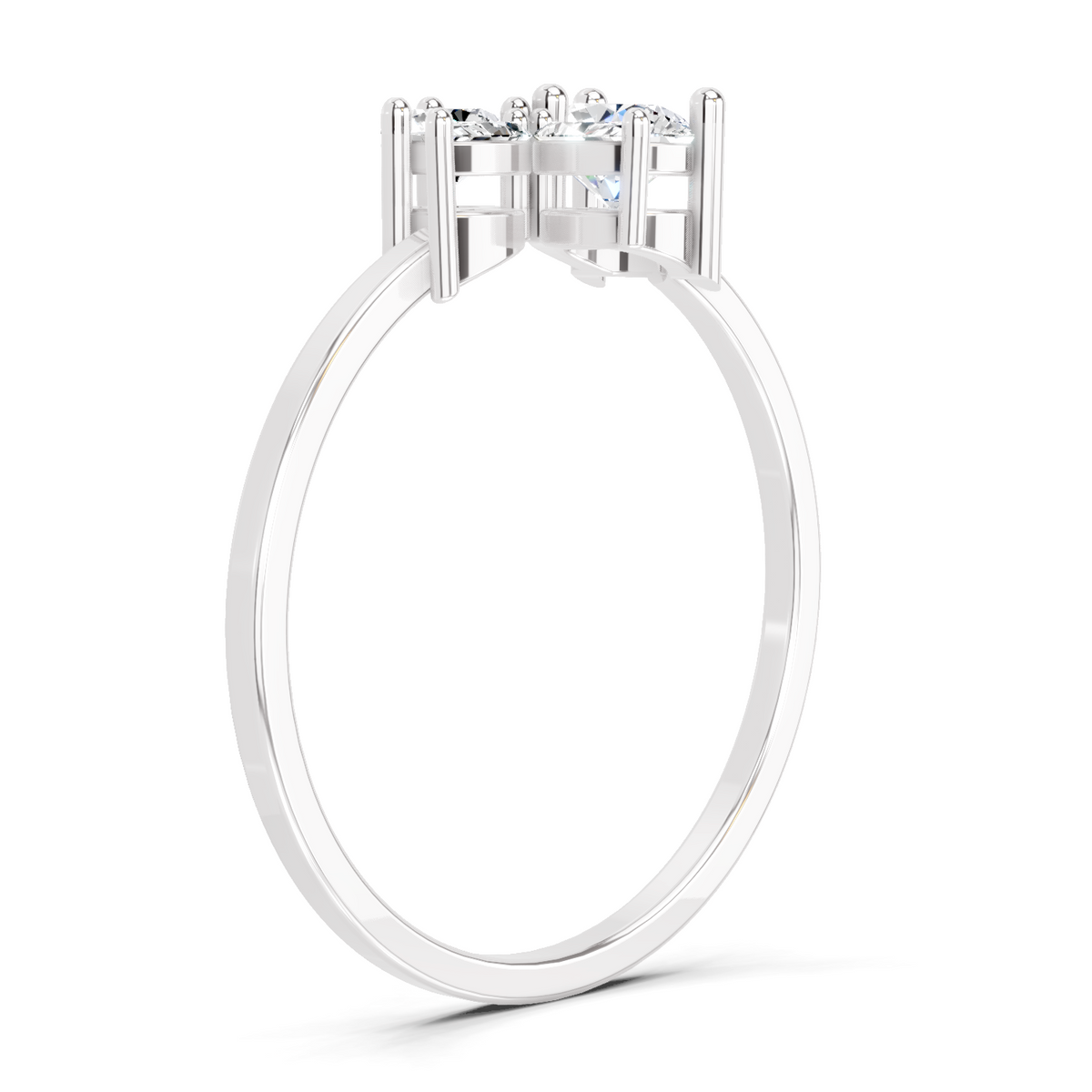 Luminous Marquise Cluster Diamond Ring