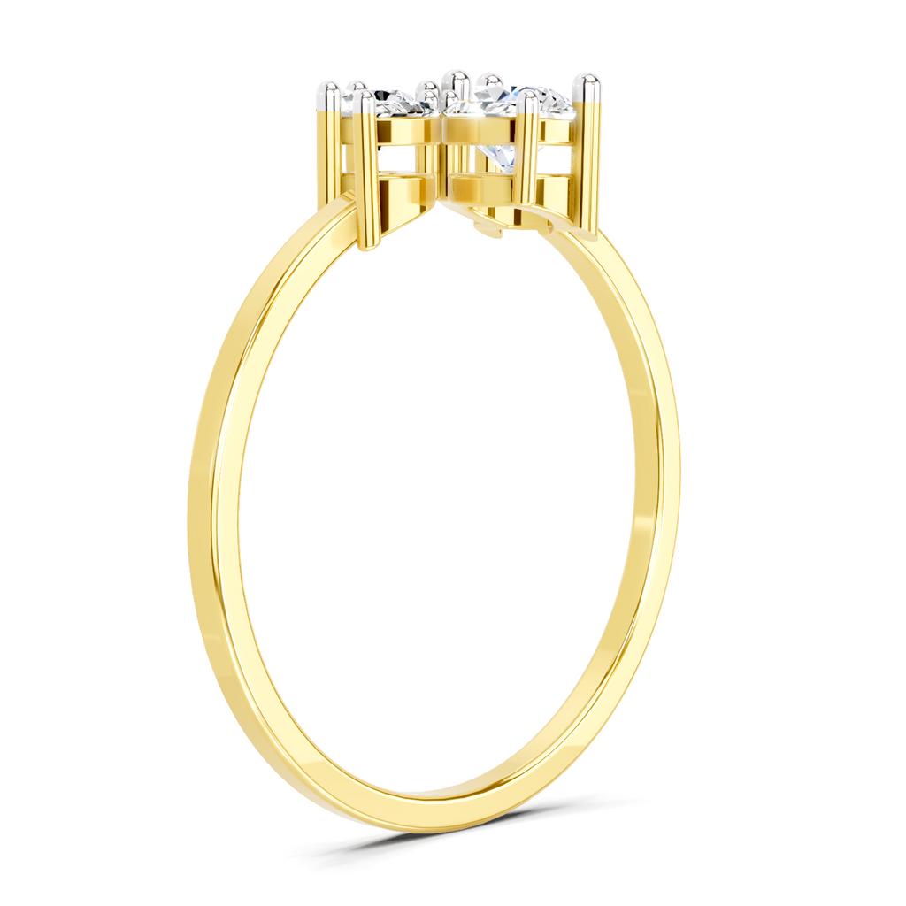 Luminous Marquise Cluster Diamond Ring