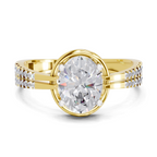 Dreamy Oval Celeste Diamond Engagement Ring