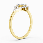 Elegant Oval Halo Diamond Ring
