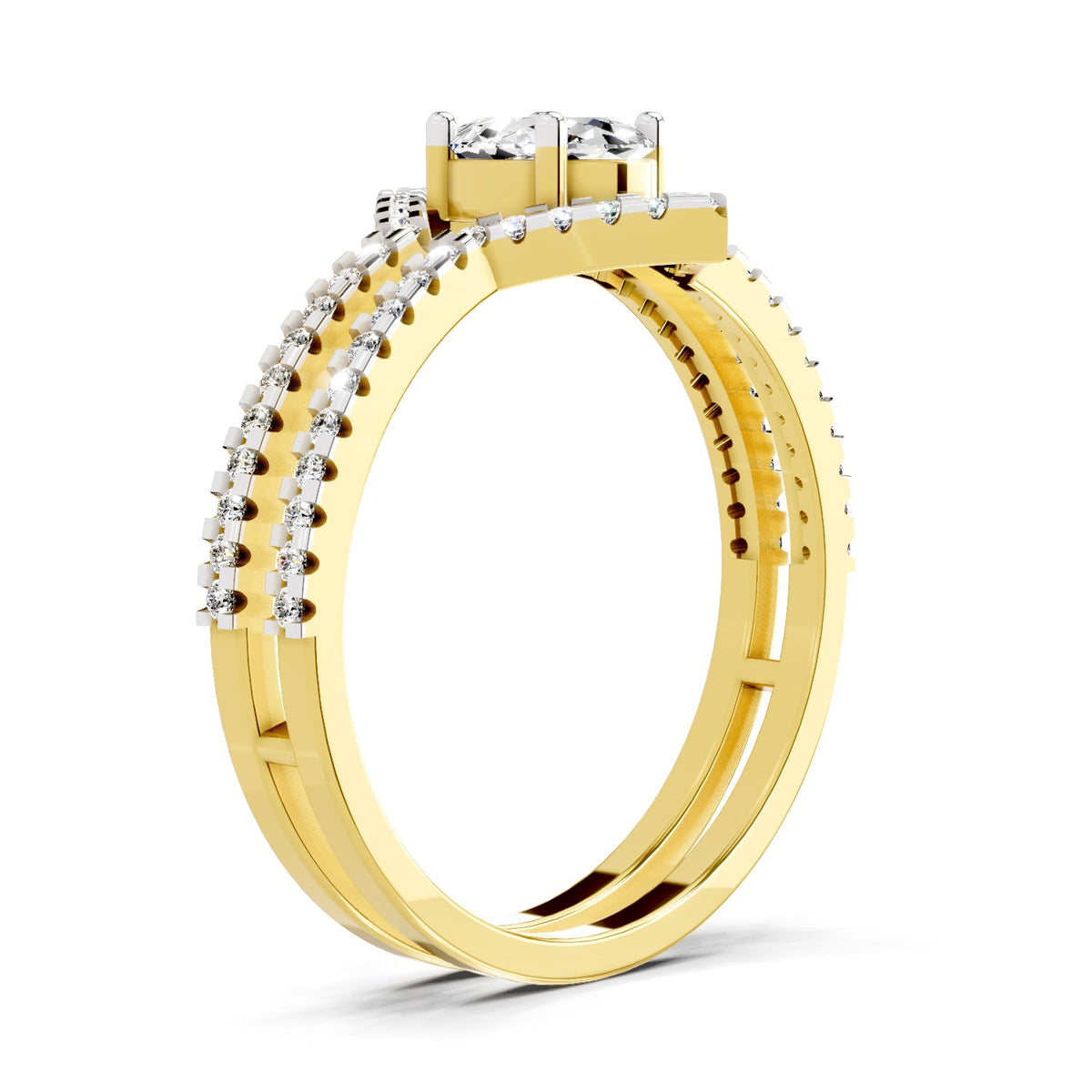Enchanting Oval Halo Diamond Ring