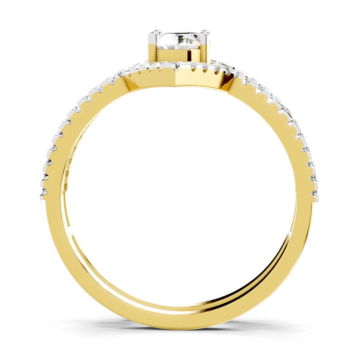 Enchanting Oval Halo Diamond Ring