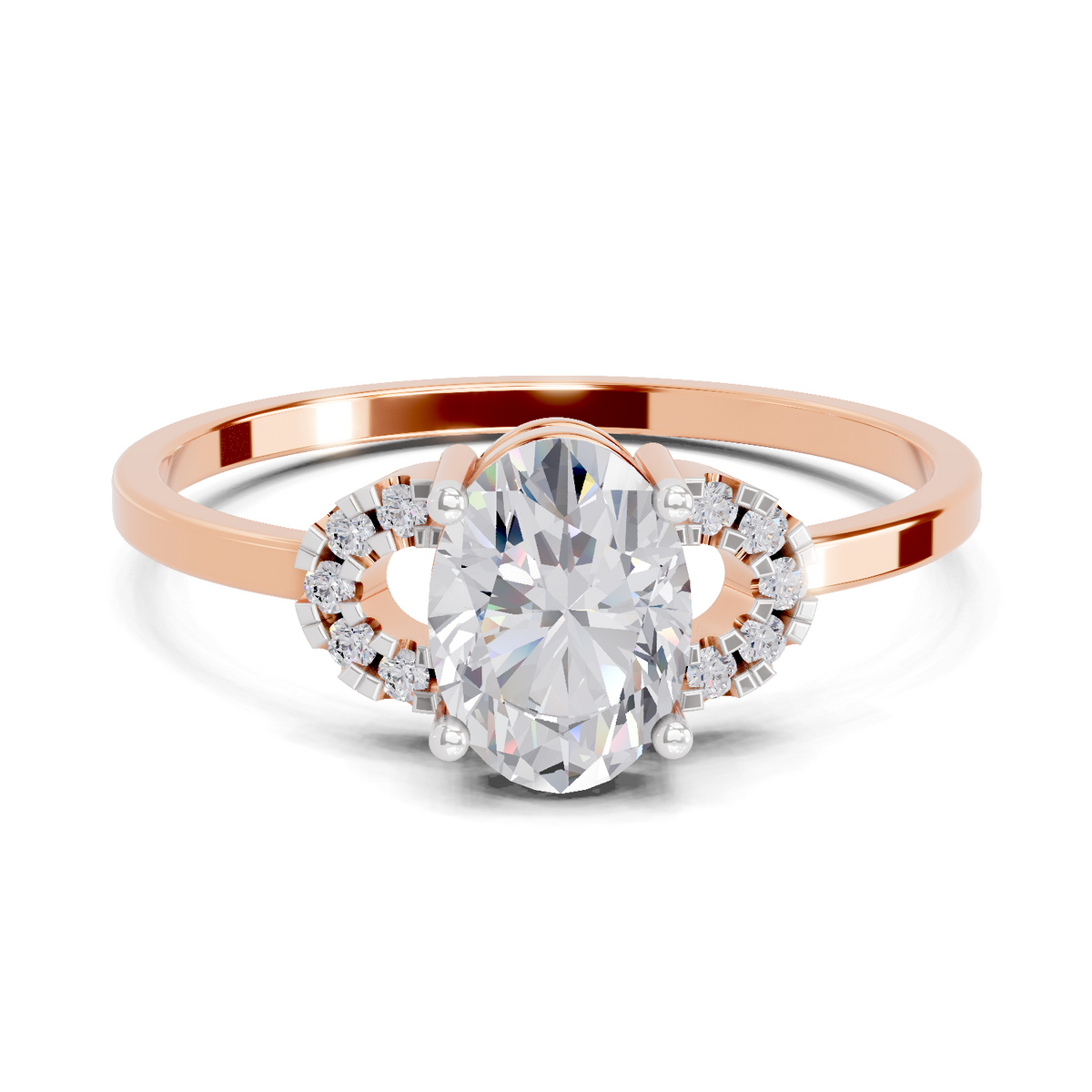 Majestic Promise Halo Diamond Engagement Ring