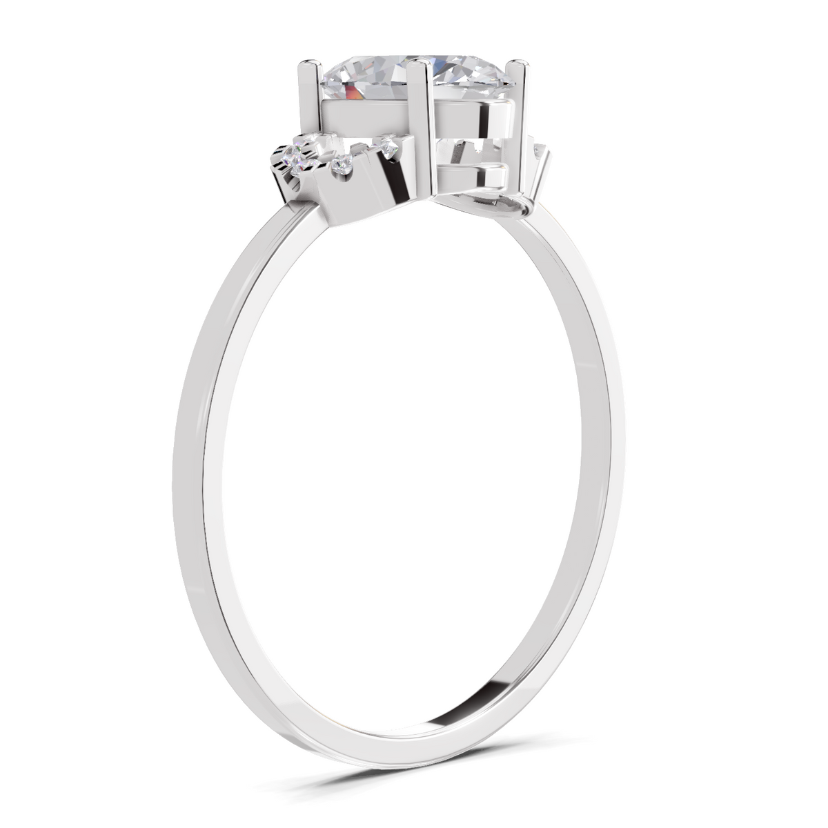 Majestic Promise Halo Diamond Engagement Ring