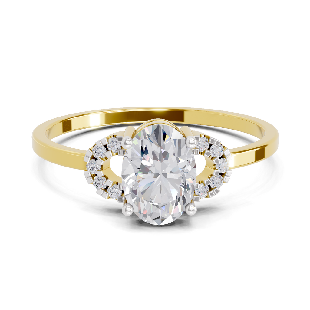 Majestic Promise Halo Diamond Engagement Ring
