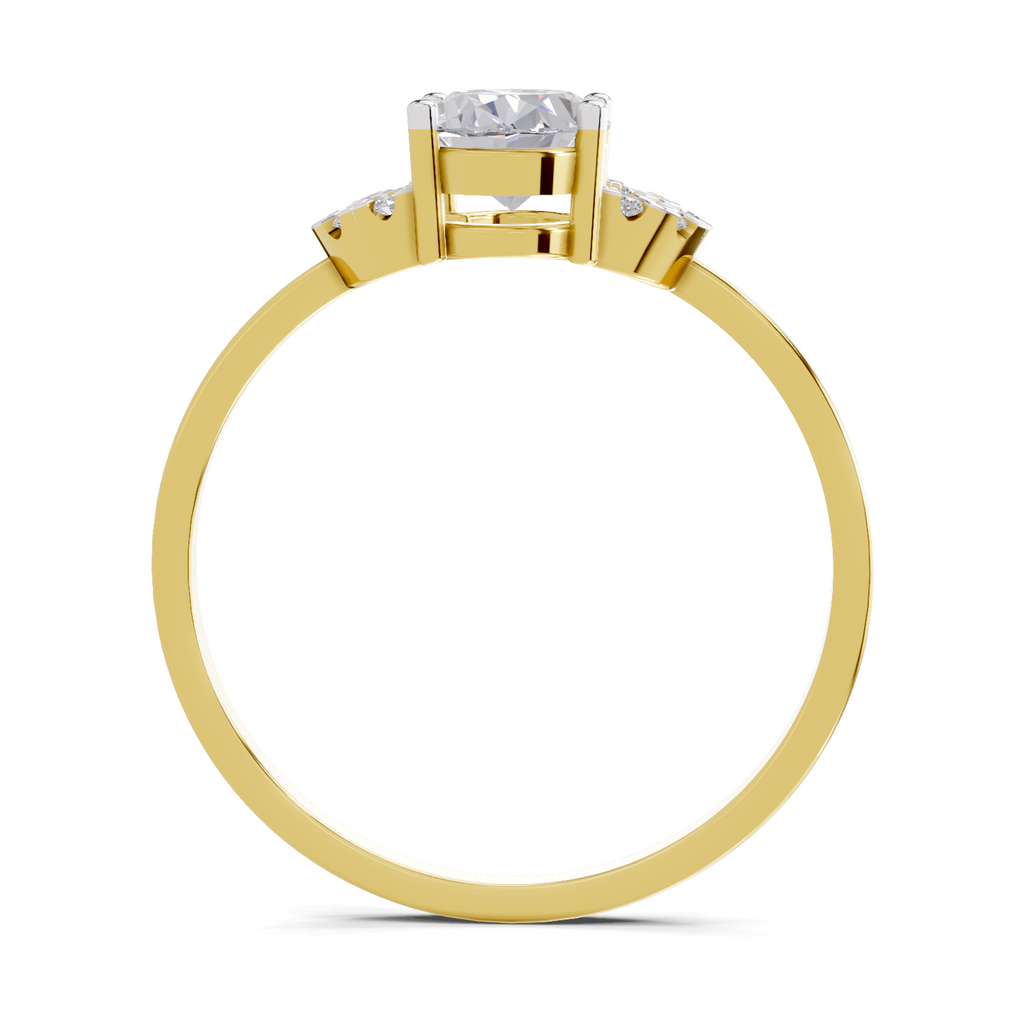 Majestic Promise Halo Diamond Engagement Ring