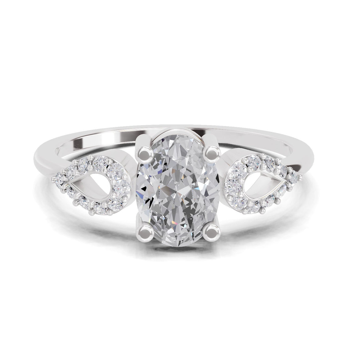 Iconic Oval Diamond Engagement Ring
