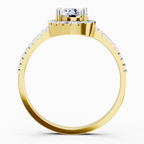 Resplendent Halo Diamond Ring