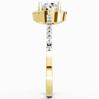 Resplendent Halo Diamond Ring